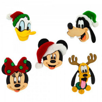 JJ-8236 Disney Christmas Buttons JJ-8236 Disney Christmas Buttons